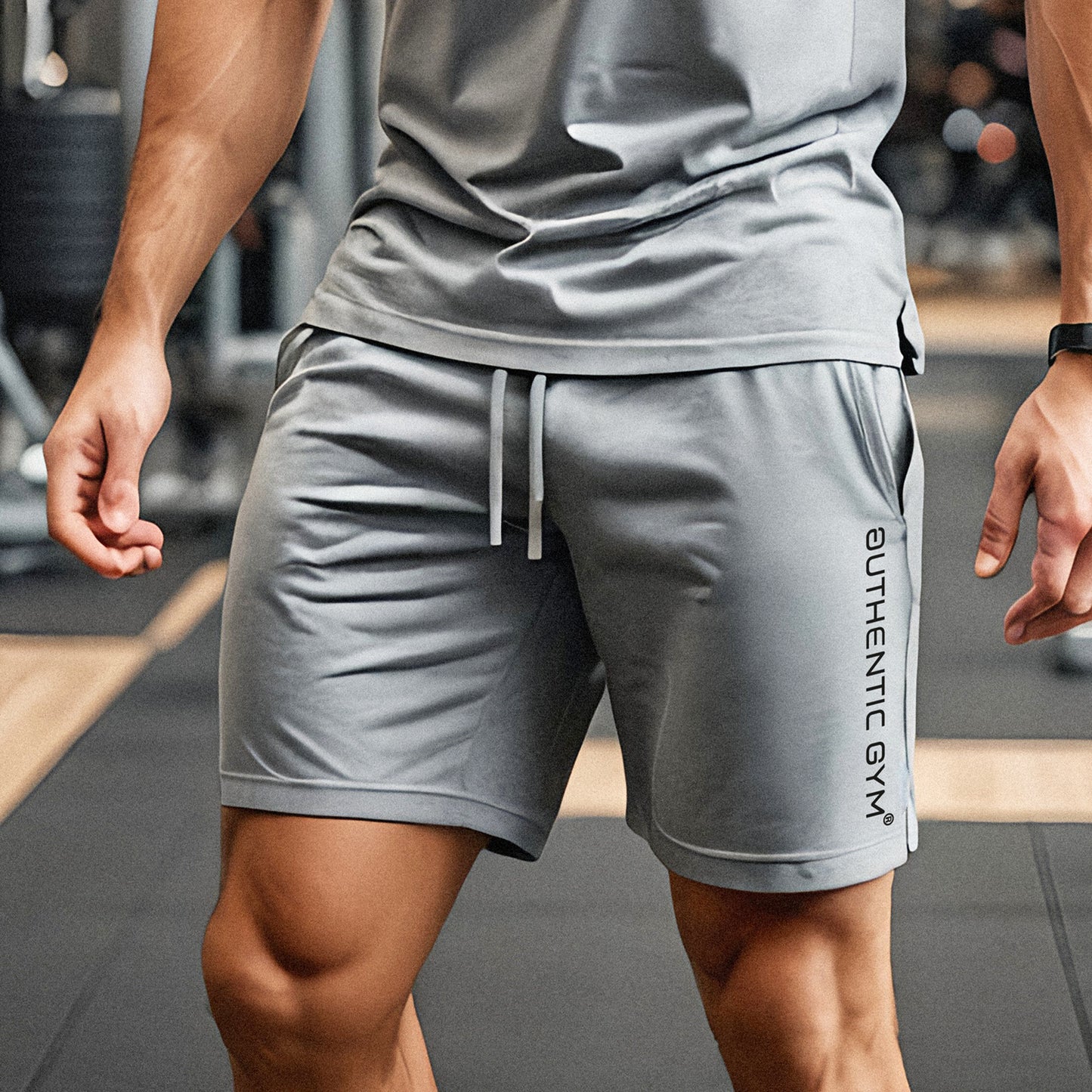 HEAVY Shorts | Grau