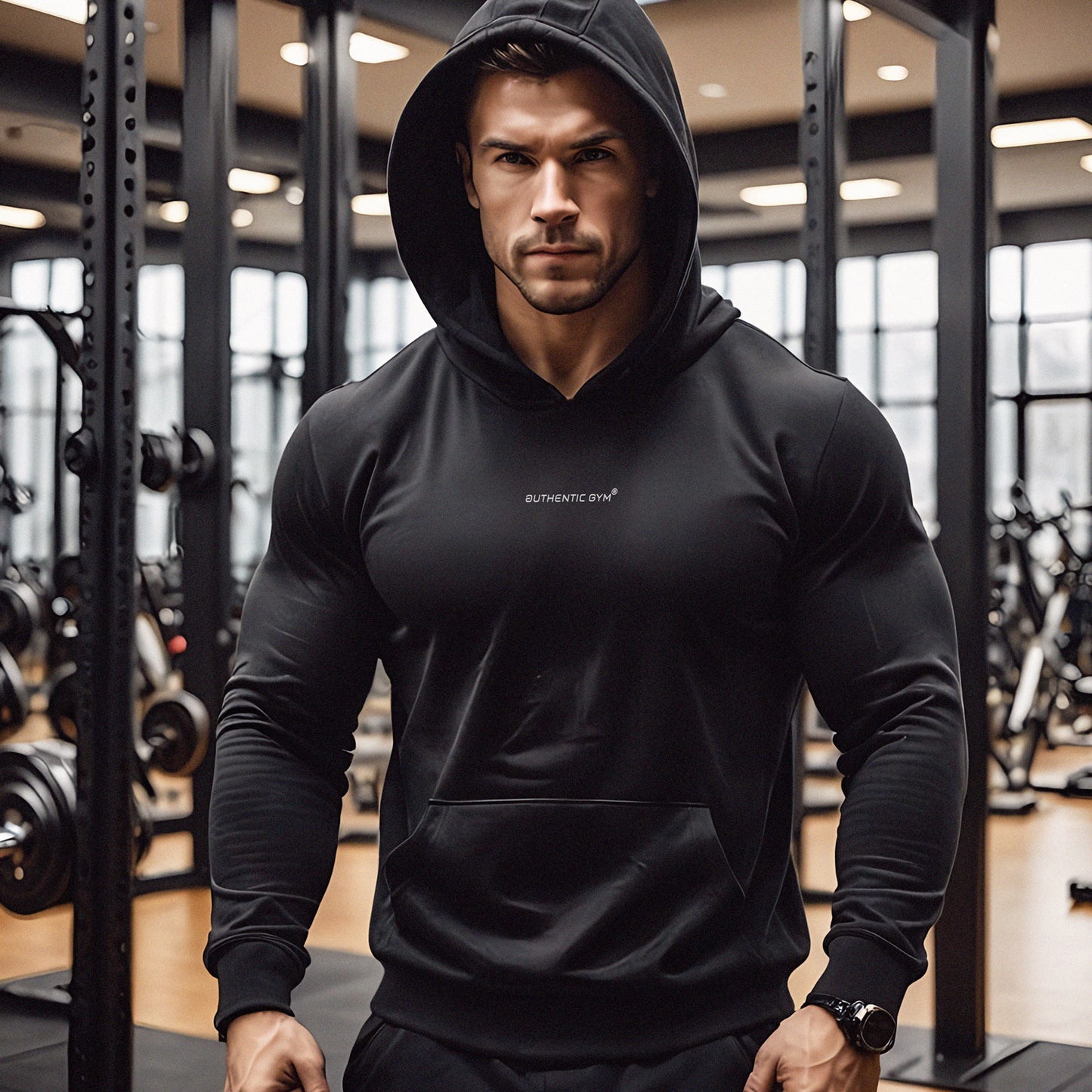 GYM Hoodie | Schwarz
